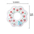 24 Pack 10.24x11.02 (24pcs Disposable Drooling Bibs, Individual for Toddlers-Adjustable With Snaps, Baby Bibs