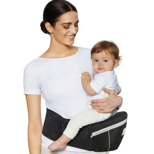 Baby Carrier with Hip Seat, Ergonomic Front Carrier for Newborns & Toddlers,