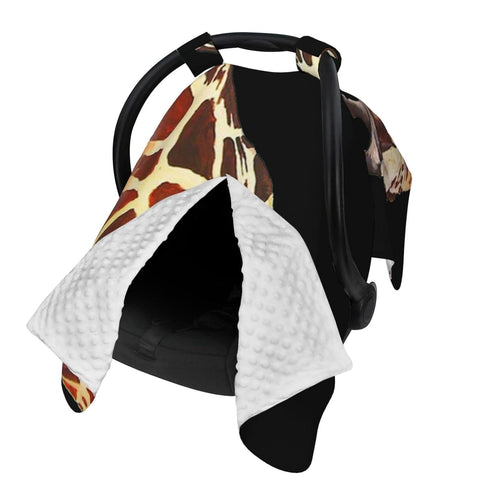 Zhbvncp Giraffe Baby Car Seat Cover & Breastfeeding Nursing Cover - Breathable Stretch