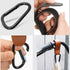 ZAAWUUT Bag,2-Pack Stroller Hooks,Leather Strap Hook for Hanging Diaper Universal Hooks