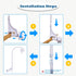 SAGOOITS 24 inch Baby Crib Mobile Bed Bell Holder Arm Bracket, with Music Box, The Foundation can be Adjusted Width-DIY