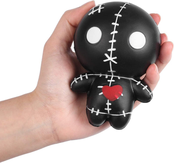 Anboor 4.7" Voodoo Dolls Squishies, Cute Ghost Doll Stress Relief Kawaii Soft Slow Rising Squeeze Toys