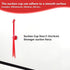 11.8 in/30 cm, Large Arrow Spinner, Red Plastic with Suction Cup, Spinners Game for Classroom Activities, Math Games
