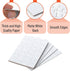 Mr. Pen- Blank Puzzle, 8 Pack, 28 Pieces/Pack, 5.5 x 8.1 Inches, White, Blank Jigsaw Puzzle Pieces to Draw on