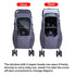 Winter Stroller Weather Shield, Universal Baby Stroller Rain Cover, Waterproof, Dark Gray