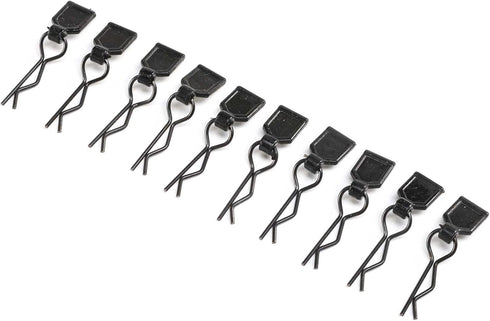 Losi Body Clips Black Small 10 LMT LOS246003 Elec Car/Truck Replacement Parts