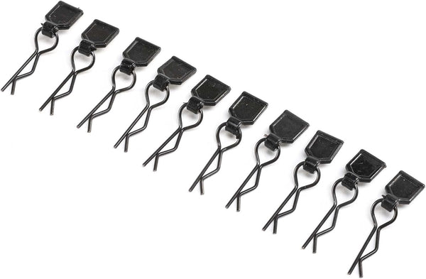 Losi Body Clips Black Small 10 LMT LOS246003 Elec Car/Truck Replacement Parts