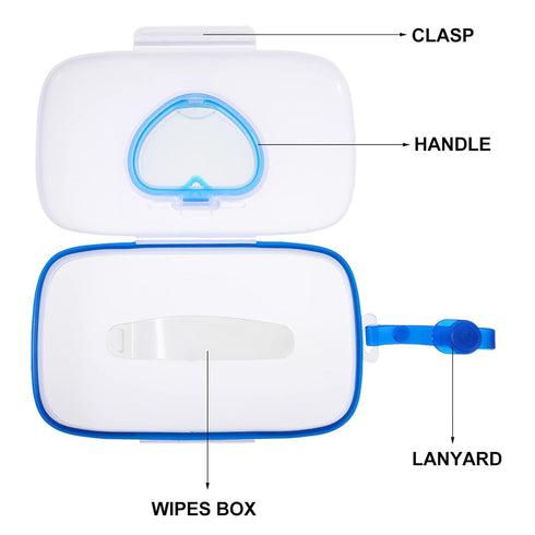 ULTNICE Portable Baby Wipes Box Hanging Wet Tissue Case Stroller Travel Outdoor Use Refillable Baby Wipe Holder