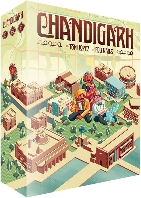 Chandigarh Board Game - Build The Modern Indian City of Tomorrow! Strategy Game for Kids & Adults