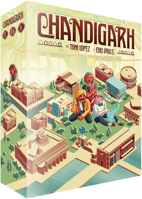 Chandigarh Board Game - Build The Modern Indian City of Tomorrow! Strategy Game for Kids & Adults