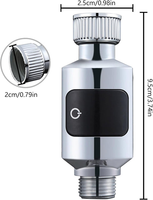 XIAHIOPT Shower Thermometer LED Digital Display Waterproof Water Thermometer Electronic Faucet Can Be Used For Bath