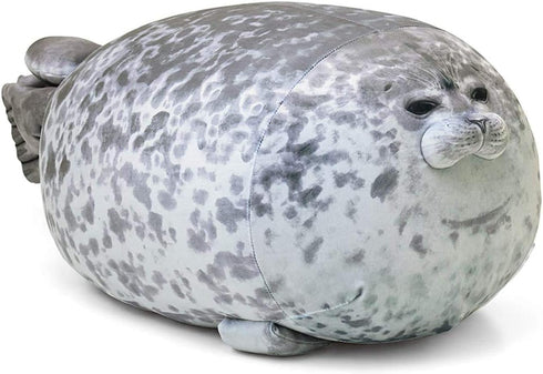 MerryXD Chubby Blob Seal Pillow,Stuffed Cotton Plush Animal Toy Cute Ocean Small(13