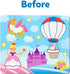 Skillmatics Art Activity - Dot It Unicorns & Princesses Craft Kits for Kids Ages 3-7, No Mess Sticker Art