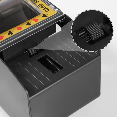 2/1/4/6 FEIERYA Automatic Card Shuffler Deck,Battery-Operated Electric Poker Shuffler,Playing Card Shuffler for Home
