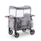 SeedFuture Stroller Wagon Raincover for W4 Original, Lightweight Transparent Waterproof Windproof Protection W4