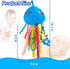 10 0-3-6-18 teytoy Sensory Toy, Texture Toys for Babies with Rattle, Autism Sensory Toys Jellyfish Shape Tactile