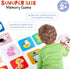 Suuuper Size Memory Matching Kids Game by Banana Panda - 24 Extra-Large 6” x 6” Cards for Ages 2-4