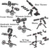 Ulanlan Pack 6 80 Military Weapons Guns and Accessories for Minifigures, Custom Military War Gears Building Blocks Toy