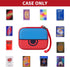 Comecase Cards Holder Case for SKYJO, Bicycle Playing Cards, UNO, Phase 10, Card Game Storage Organizer, Red