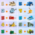 3 4 5 VEAIS Number Transforming Toys, Alpha Bot Military Transforming Robet Toy for Tollders Montessori Teaching