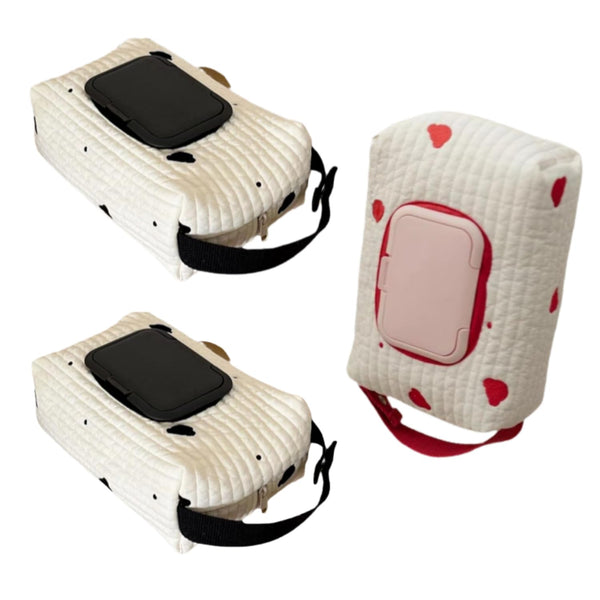 Xhuilong 3-Pack Portable Wet Wipe Case, Hanging Refillable Travel Wipe Holder for Outdoor,