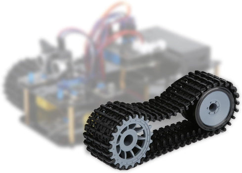 13-16,16+ Pack ACEBOTT Smart Car Kit Functions STEM Coding for Ages Tank Expansion Track Smart Robot Tank Accessory