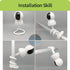 LONNKY 17 Inch Baby Monitor Mount, Compatible with Babystar CF6850/CF6851 and Vtech VM901/VM919HD