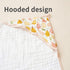 CoolaPeach Towels,2 Pack 31.5x31.5Inch,Hooded Muslin Hooded Baby Baby Bath Towels,Large Towels for Baby