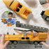 Magnetic Transform Engineering Car Toys - Assembled with Storage Box, 35 Pieces for Toddlers 3-5, Outdoor Activities