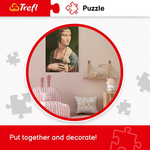 Trefl Panorama Manhattan 1000 Piece Jigsaw Puzzle, Red 27"x19" Print, Classic Fun for Adults and Children