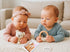 BRH 4 Set, Set Piece Wooden Baby Hair Brush and Comb Wooden Baby Care Kit with Soft Goat Bristle Brush,Baby Massage