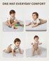 5050in, 1.6in Joypony Baby Play Mat for Floor Quilted Extra Thick Crawling Mat for Toddlers, Non-Slip Kids Play Mats