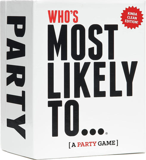 DSS Games Who's Most Likely to... Kinda Clean Family Edition, A Fun Party Game.