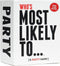 DSS Games Who's Most Likely to... Kinda Clean Family Edition, A Fun Party Game.