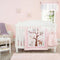 EVERYDAY KIDS 4 Piece Girls Crib Bedding Set - Owls - Soft