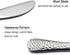 HaWare 9-Piece Toddler Kids Silverware Set - Stainless Steel Hammered Flatware for Preschoolers, Dishwasher Safe