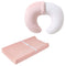 Muslin Changing Pad Cover + Baby Nursing Pillow for Baby Boys Girls,