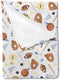 Baby Sports Blankets for Boys, Soft Flannel American Football Baseball Basketball, 30x40, Nursery Crib Bedding