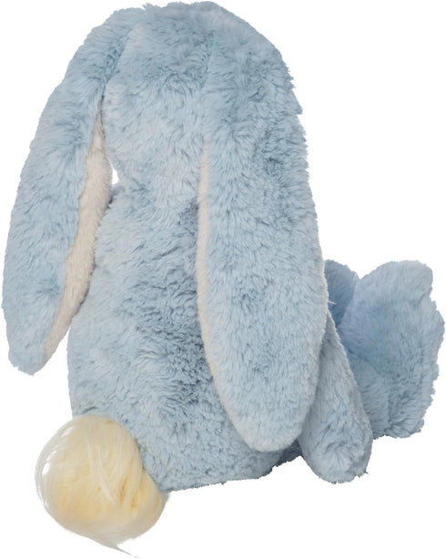 12" Manhattan Toy River The Blue & Light Apricot Snuggle Bunnies Stuffed Animal with Embroidered Accents