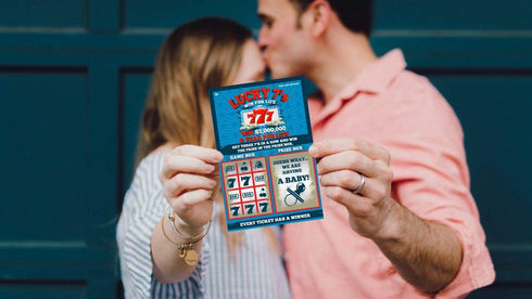 Scratch Off Pregnancy Announcement - Includes 6 Pregnancy Scratch Offs & Stickers