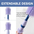 6-in-1 8 OZ, Travel Bottle Brush, Portable Travel Bottle Cleaner Kit with Small Bottle Brush Built in Drying Rack