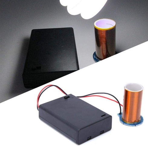 Mini Coil Kit Parts Arc - Battery Powered No Arc Remote Ignition Electronic DIY Kit for Space Lighting