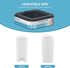 Fununcat 165 6 Pack Square Starter Refills Disposal Bags Refill Compatible with Diaper Genie Classic, Compact