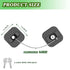 Refrigerator Lock with Key, 2 Pack Fridge Locks for Freezer, Cabinets, and Drawers with 4 Keys