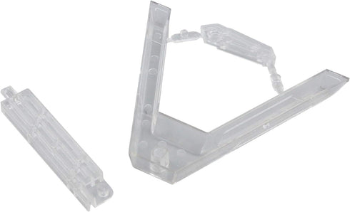 MY MIRONEY Clear Action Figure Display, 5Pcs Flexible Action Base Holder for 1/144 SD BB Gundam Figure Models