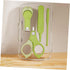 Set Nail Clipper with Nail Filer for Portable Green Fingernail Clippers Travel Grooming Kit for Newborn