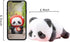 52TOYS Panda Roll Lying Down Stuffed Animal Plush Toy - Shoulder Panda with Soft and Adorable Design, Perfect