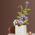 Artificial Flower Bouquet Building Set for Adult,Mini Plant Bonsai Tree Friend Set for Girl,Botanical Collection Gift for Kids,Violet Building Blocks Birthday Gift for Mom Women Wife Girlfriend