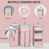 TOCKONIMN 3-in-1 Hanging Diaper Caddy Organizer for Baby Crib - Diaper Stacker for Changing Table Nursery Organization