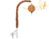 Crib Mobile Arm with Music Box - Imitation Wood - 23 Inch